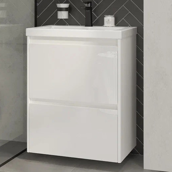 Тумба под раковину подвесная Velvex Klaufs tp.KLA.COM.60.2Y, 60 см. Фото 1