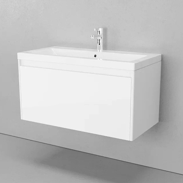 Тумба под раковину подвесная Velvex Klaufs tp.KLA.MAR.90.1Y, 90 см. Фото 3