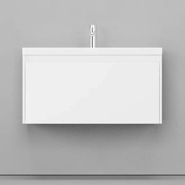 Тумба под раковину подвесная Velvex Klaufs tp.KLA.MAR.90.1Y, 90 см. Фото 4