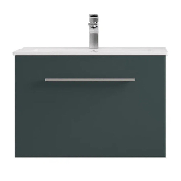 Тумба под раковину подвесная Velvex Posse tp.POS.OSK.65.1Y верде, 65 см. Фото 1