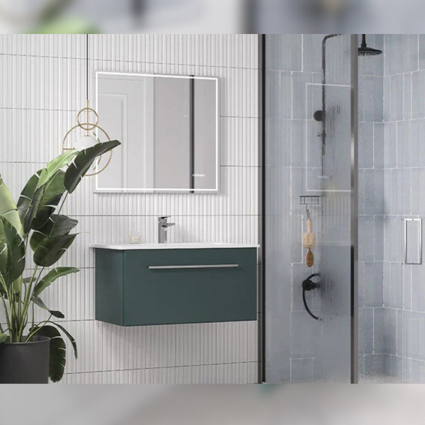 Тумба под раковину подвесная Velvex Posse tp.POS.OSK.85.1Y верде, 85 см. Фото 5