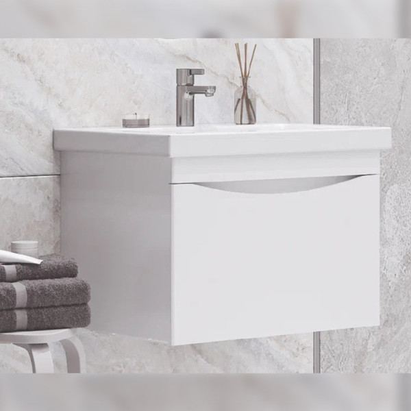 Тумба под раковину подвесная Velvex Vizo tpVIZ.60.1Y-21, 60 см. Фото 5