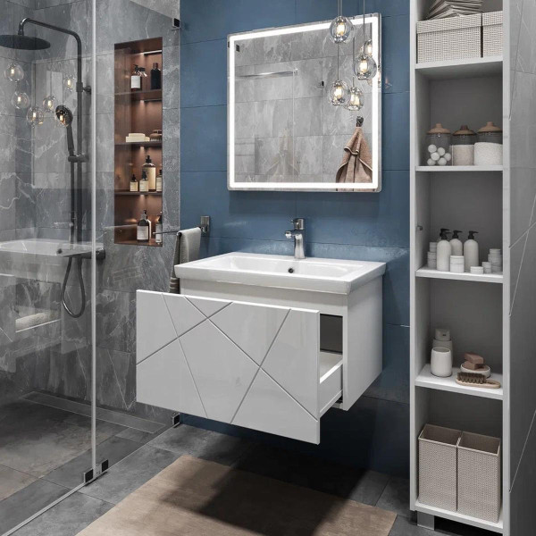 Тумба под раковину подвесная VIGO Geometry 034, 70 см. Фото 5