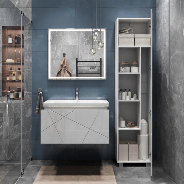 Тумба под раковину подвесная VIGO Geometry 035, 80 см. Фото 3