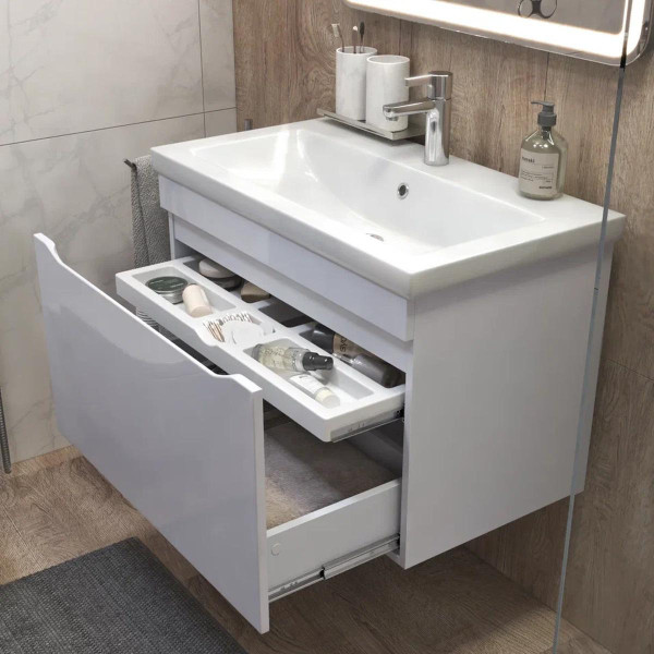 Тумба под раковину подвесная VIGO Grani 166, 80 см. Фото 4