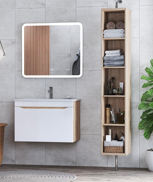 Тумба под раковину подвесная VIGO Grani tp.GRI.OSK.75.1Y дуб сонома, 75 см. Фото 5