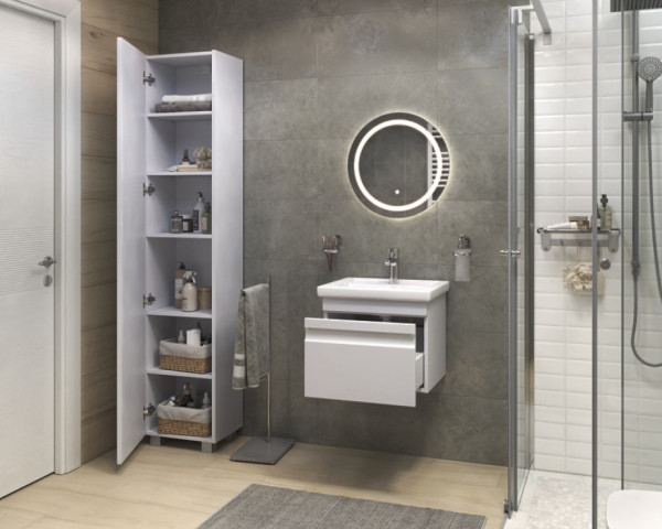 Тумба под раковину подвесная VIGO Holly tp.HOL.FOS.50.1Y, 50 см. Фото 3