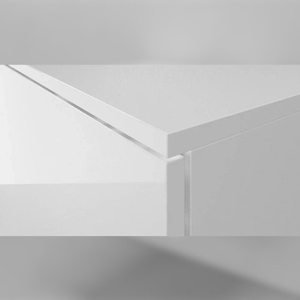 Тумба подвесная без столешницы Velvex Unit tp.UNI.50.1Y белый глянец, 50 см. Фото 4