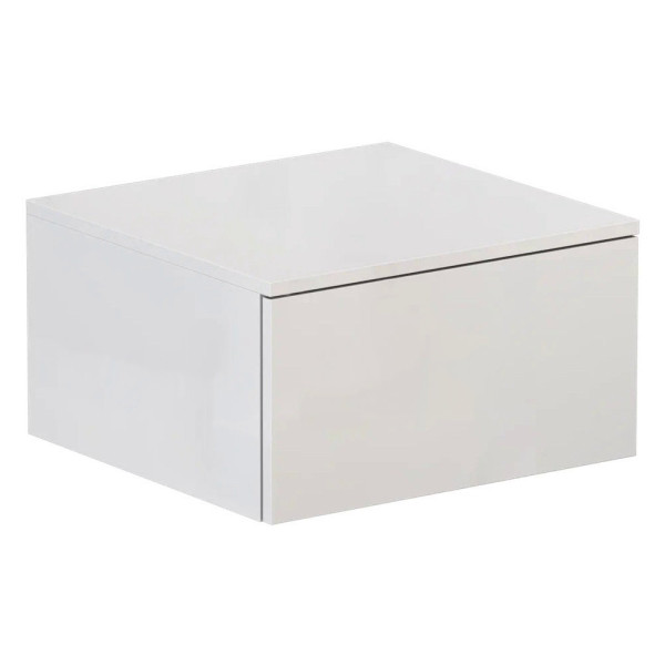 Тумба подвесная без столешницы Velvex Unit tp.UNI.50.1Y белый глянец, 50 см. Фото 5