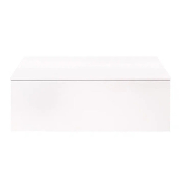 Тумба подвесная без столешницы Velvex Unit tp.UNI.80.1Y белый глянец, 80 см. Фото 3