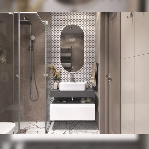 Тумба подвесная без столешницы Velvex Unit tp.UNI.80.1Y белый глянец, 80 см. Фото 5