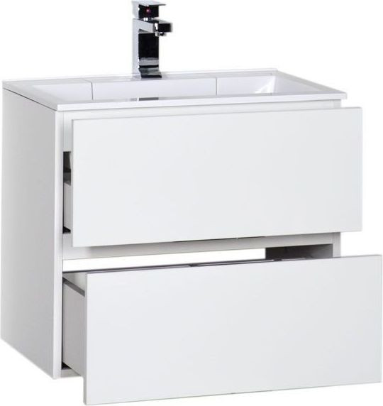 Тумба с раковиной Aquanet Алвита 60 белый. Фото 1