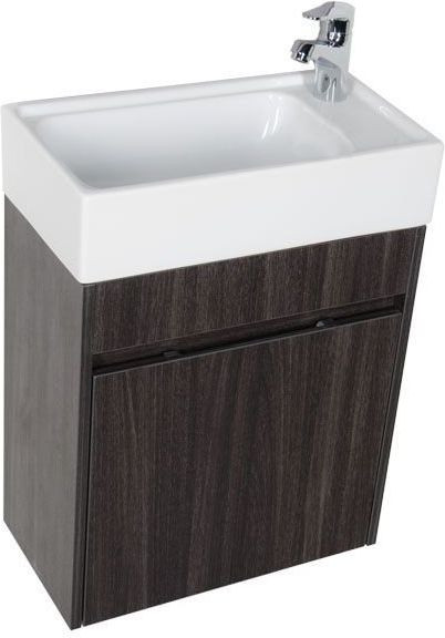 Тумба с раковиной Aquanet Лидс 50 эвкалипт мистери. Фото 1