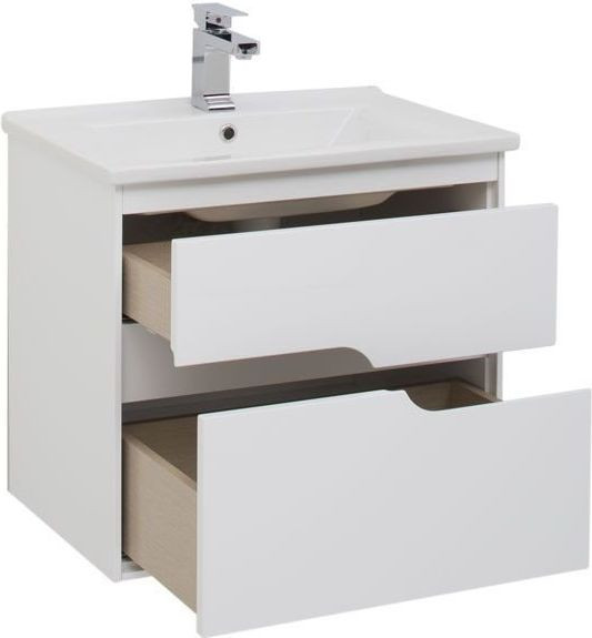 Тумба с раковиной Aquanet Модена 65 белый. Фото 1