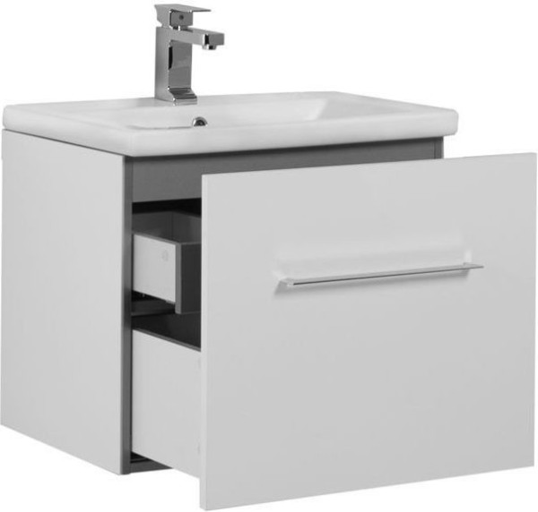 Тумба с раковиной Aquanet Порто 60 белый. Фото 1
