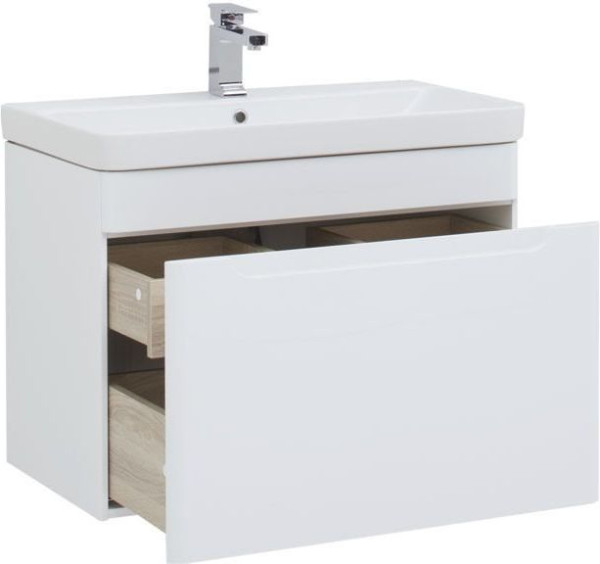 Тумба с раковиной Aquanet София 80 белый. Фото 1