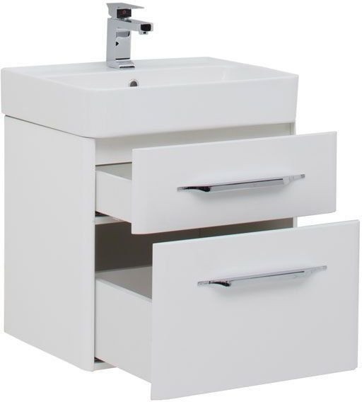 Тумба с раковиной Aquanet Виченца 60 белый. Фото 1