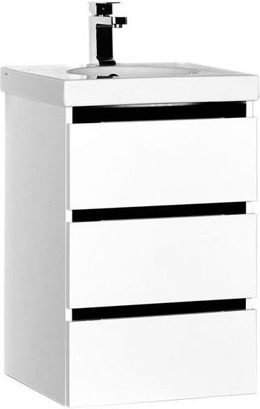 Тумба с раковиной De Aqua Ариетта 50 белый. Фото 1