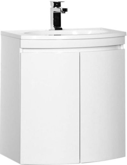 Тумба с раковиной De Aqua Токката 60 белый. Фото 1