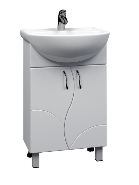 Тумба с раковиной напольная VIGO Alessandro tn.ALE.UYU.55.2D, 55 см. Фото 1