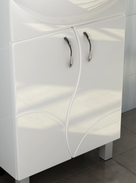 Тумба с раковиной напольная VIGO Alessandro tn.ALE.UYU.55.2D, 55 см. Фото 4