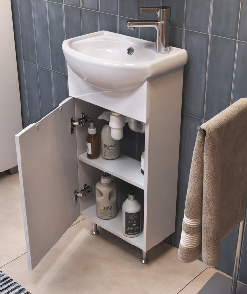 Тумба с раковиной напольная VIGO Callao tn.CAL.AZO.40.1D, 40 см. Фото 2