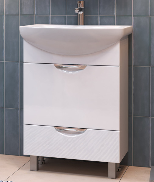 Тумба с раковиной напольная VIGO Callao tn.CAL.BAL.60.2Y, 60 см. Фото 3