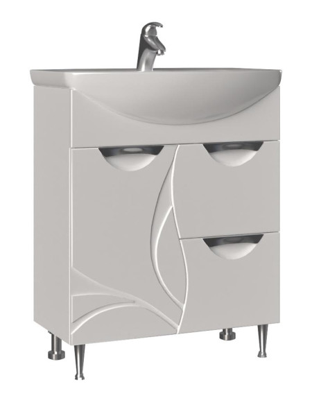 Тумба с раковиной напольная VIGO Callao tn.CAL.BAL.70.1D.2Y, 70 см. Фото 1