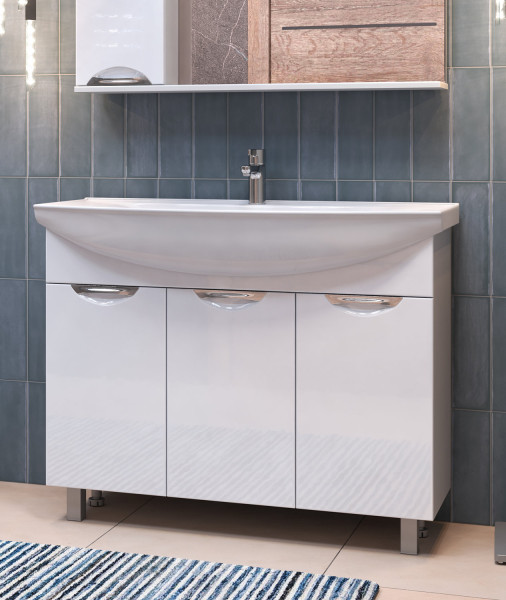 Тумба с раковиной напольная VIGO Callao tn.CAL.STI.100.3D, 105 см. Фото 3