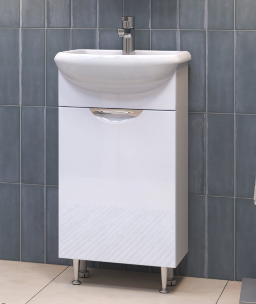 Тумба с раковиной напольная VIGO Callao tn.CAL.UYU.45.1D, 45 см. Фото 3