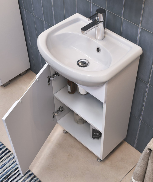 Тумба с раковиной напольная VIGO Callao tn.CAL.UYU.45.1D, 45 см. Фото 5