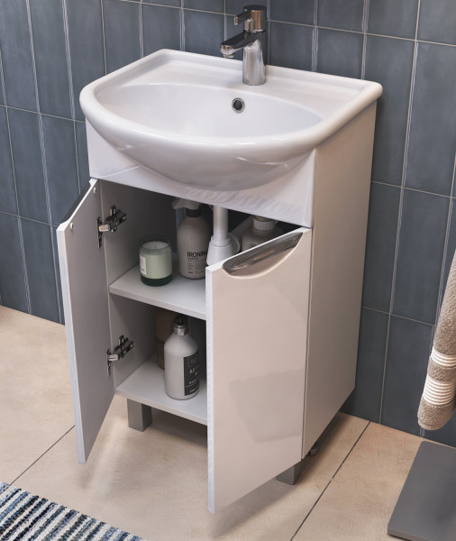 Тумба с раковиной напольная VIGO Callao tn.CAL.UYU.50.2D, 50 см. Фото 4