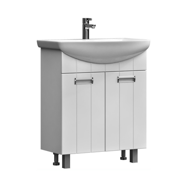 Тумба с раковиной напольная VIGO Diana tn.DIA.PAL.70.2D, 70 см. Фото 1