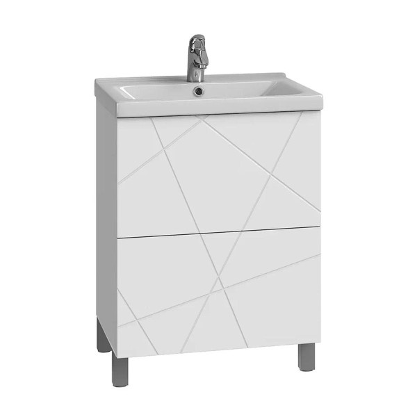 Тумба с раковиной напольная VIGO Geometry 015, 60 см. Фото 1