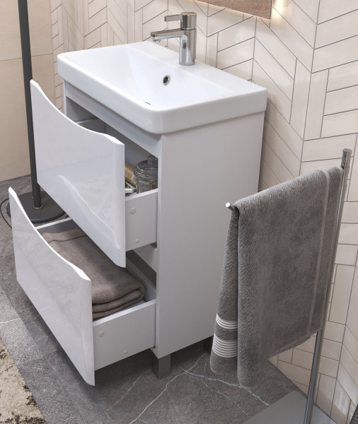 Тумба с раковиной напольная VIGO Glem tn.GLE.9595.60.2Y, 60 см. Фото 4