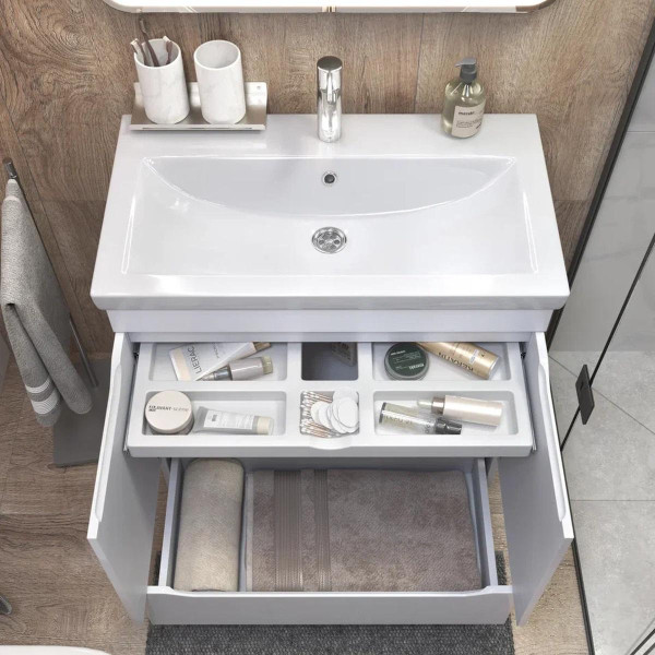 Тумба с раковиной напольная VIGO Grani 286, 80 см. Фото 5