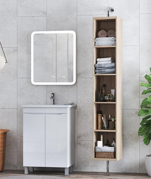 Тумба с раковиной напольная VIGO Grani tn.GRI.ELI.60.2D, 60 см. Фото 5