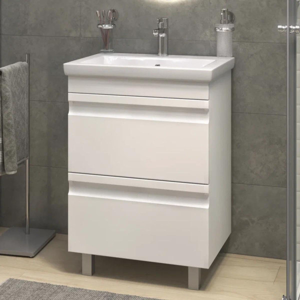 Тумба с раковиной напольная VIGO Holly 039, 60 см. Фото 4