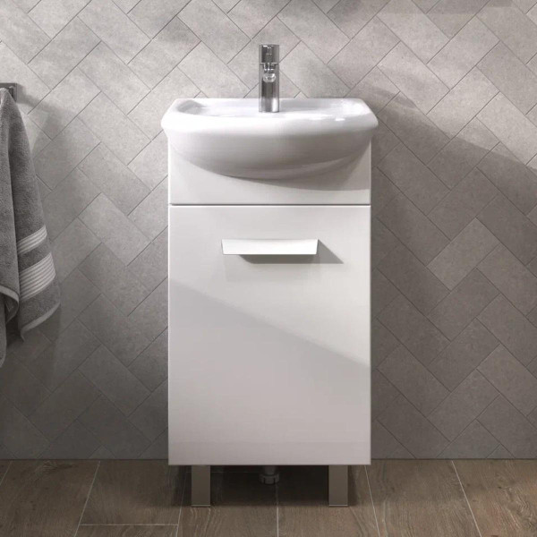 Тумба с раковиной напольная VIGO Hoska 227, 45 см. Фото 3