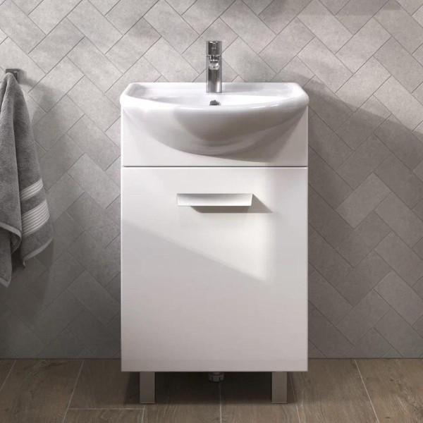 Тумба с раковиной напольная VIGO Hoska 228, 50 см. Фото 3