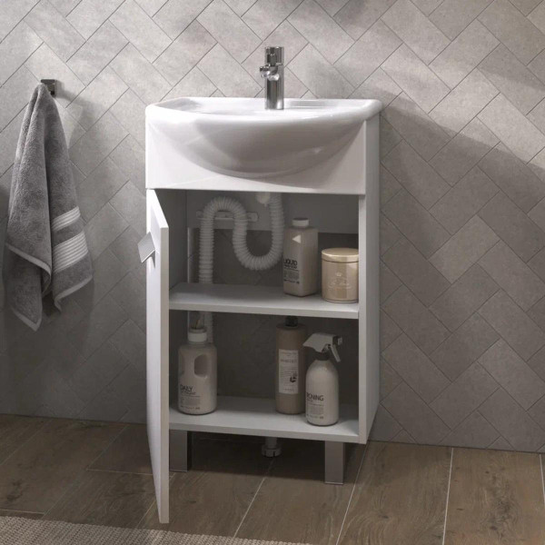 Тумба с раковиной напольная VIGO Hoska 228, 50 см. Фото 4