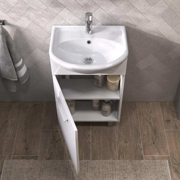 Тумба с раковиной напольная VIGO Hoska 228, 50 см. Фото 5