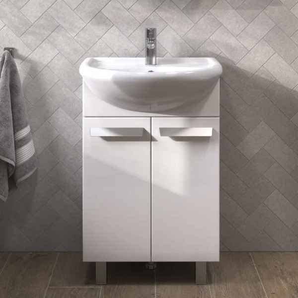 Тумба с раковиной напольная VIGO Hoska 229, 55 см. Фото 3