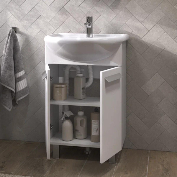 Тумба с раковиной напольная VIGO Hoska 229, 55 см. Фото 4