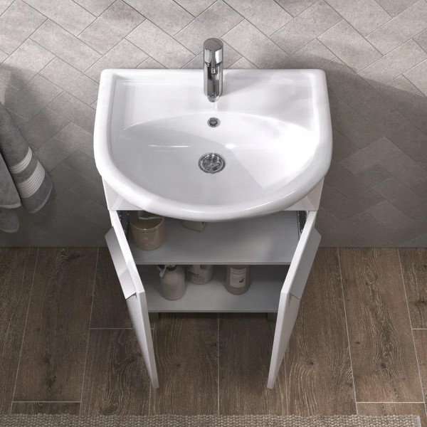 Тумба с раковиной напольная VIGO Hoska 229, 55 см. Фото 5