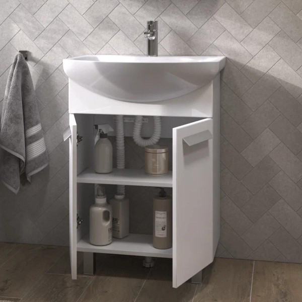 Тумба с раковиной напольная VIGO Hoska 231, 60 см. Фото 4