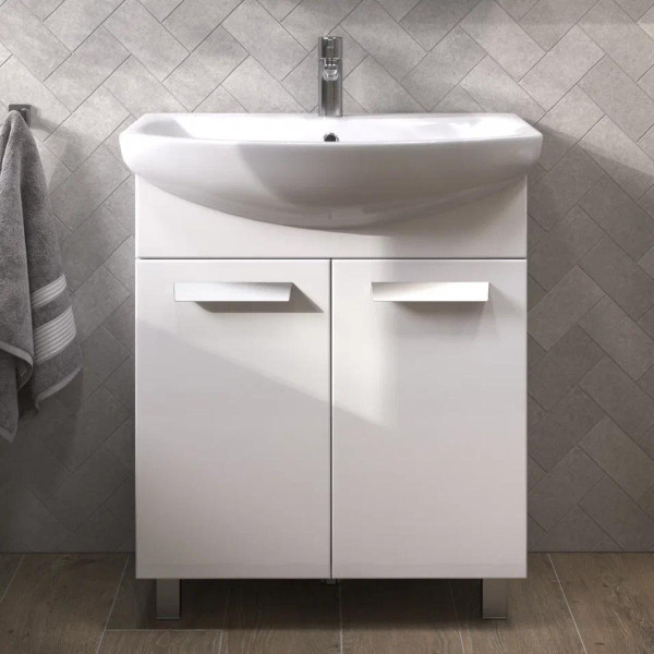 Тумба с раковиной напольная VIGO Hoska 232, 70 см. Фото 3