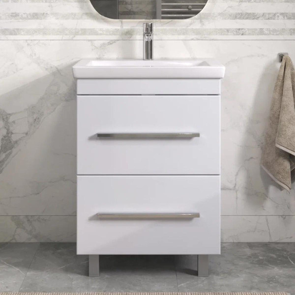 Тумба с раковиной напольная VIGO Land 019, 60 см. Фото 3