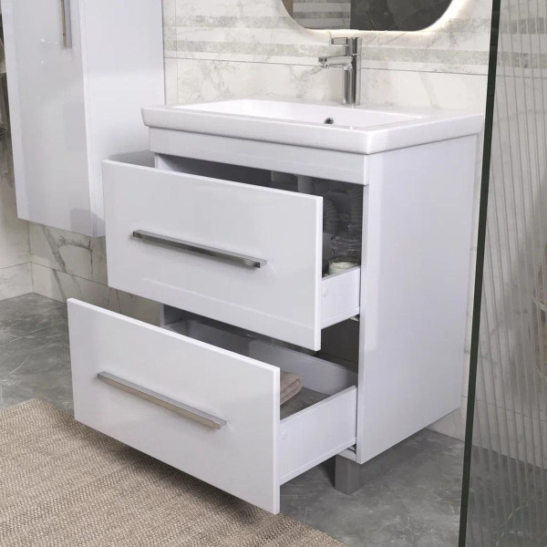 Тумба с раковиной напольная VIGO Land 020, 70 см. Фото 5