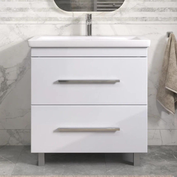 Тумба с раковиной напольная VIGO Land 021, 80 см. Фото 3